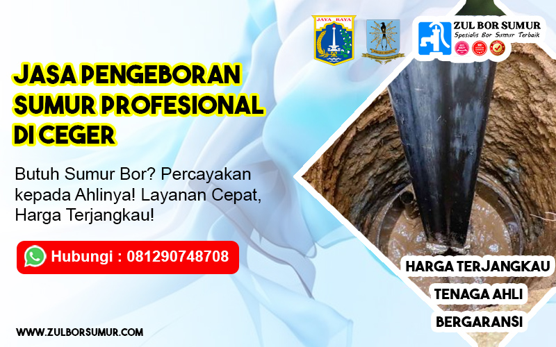 jasa pengeboran sumur profesional di Ceger
