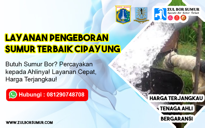 Layanan Pengeboran Sumur Terbaik Cipayung