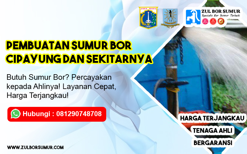 Pembuatan Sumur Bor Cipayung dan Sekitarnya