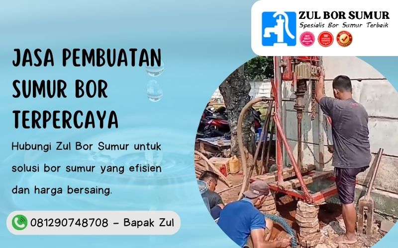 Jasa pembuatan sumur bor terpercaya