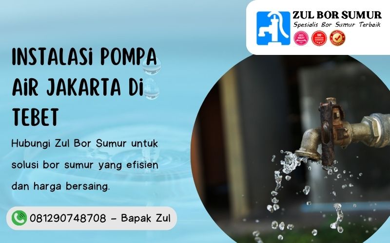Instalasi Pompa Air Jakarta di Tebet