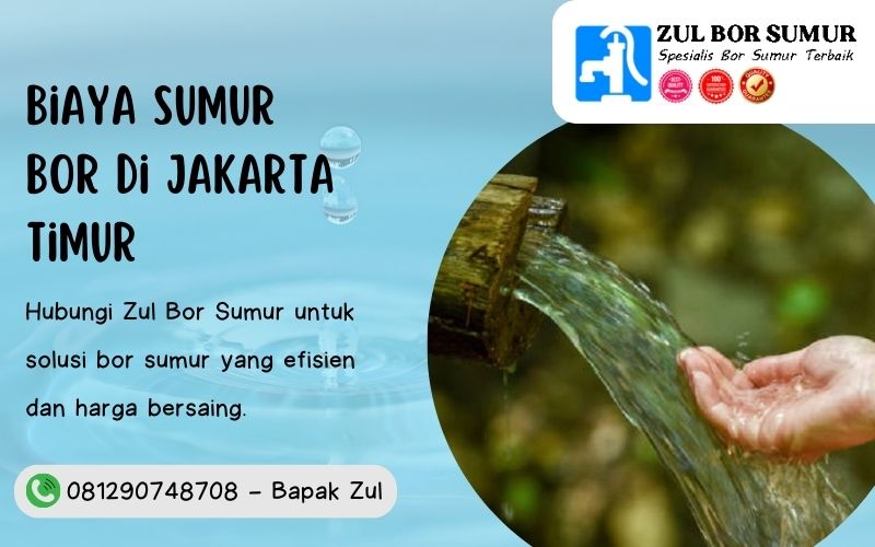 Biaya Sumur Bor di Jakarta Timur