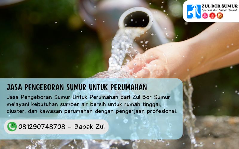 Jasa Pengeboran Sumur Untuk Perumahan