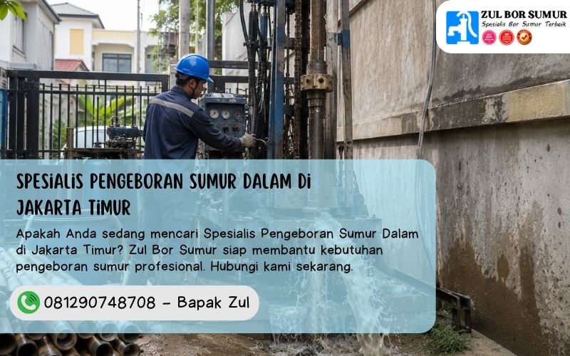 Spesialis Pengeboran Sumur Dalam di jakarta Timur