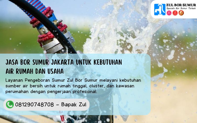 Jasa Bor Sumur Jakarta untuk Kebutuhan Air Rumah dan Usaha