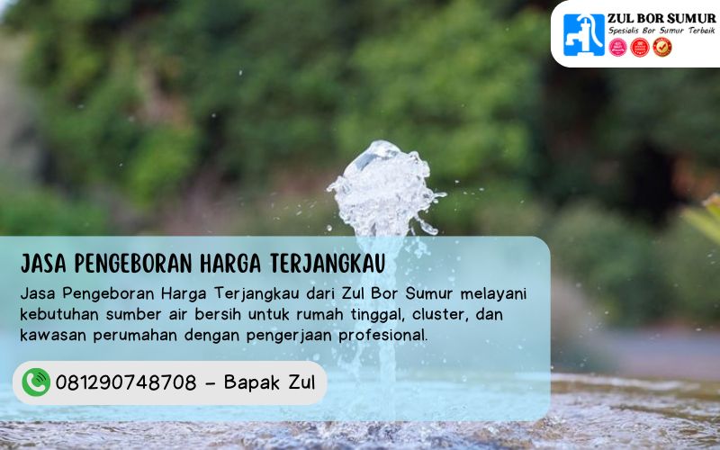 Jasa Pengeboran Harga Terjangkau